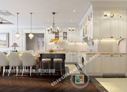 tủ bếp đẹp mới nhất 2015
